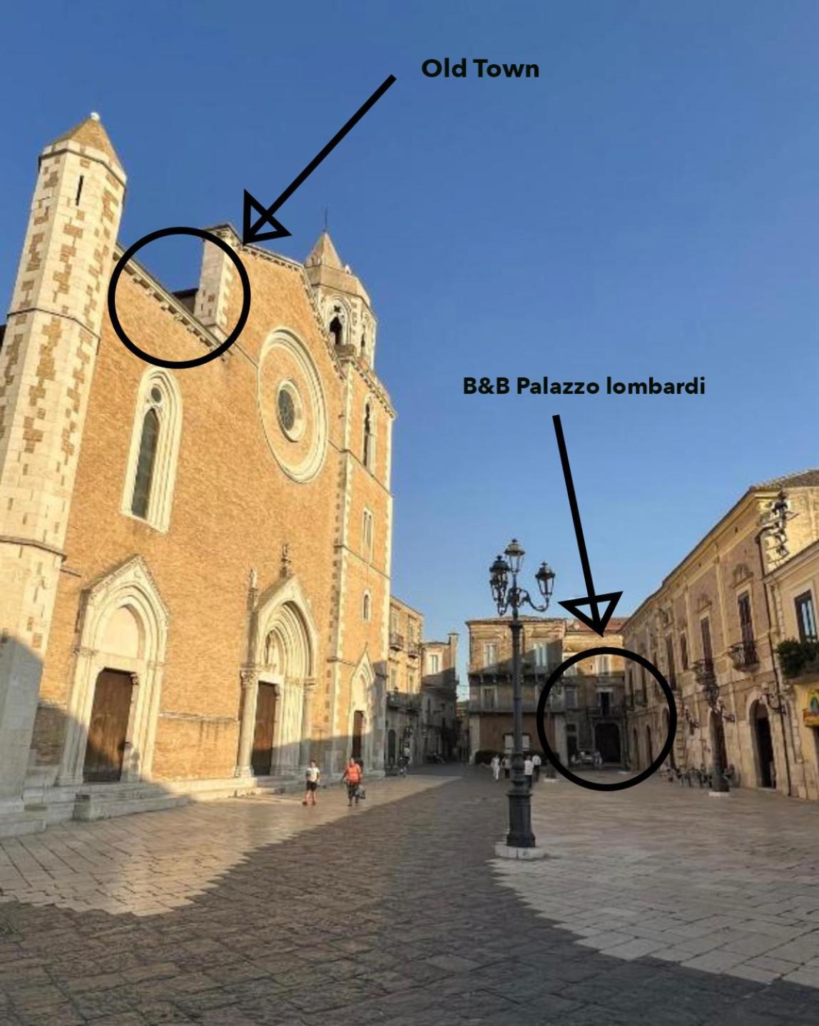 לוצ'רה B&B Palazzo Lombardi מראה חיצוני תמונה